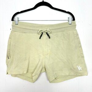 YoungLA Shorts Light Yellow Zip Pockets Active Lounge XL